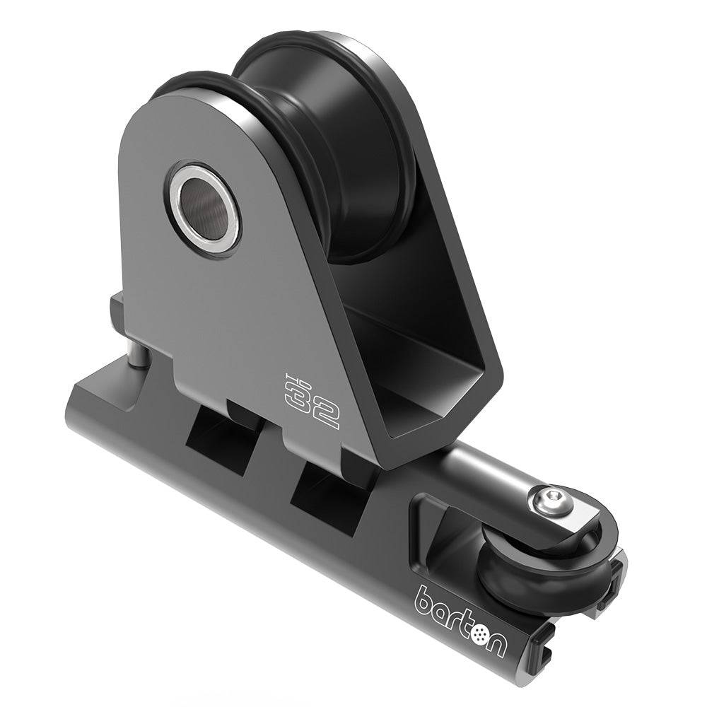 Barton 32mm Towable Genoa Car 2:1 Purchase - Heavy Duty - Black [32211HDB] - Twin Screws Marine Service