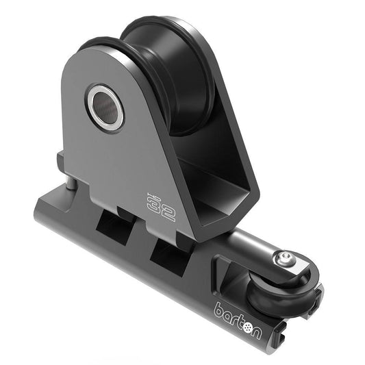 Barton 32mm Towable Genoa Car 2:1 Purchase - Heavy Duty - Black [32211HDB] - Twin Screws Marine Service