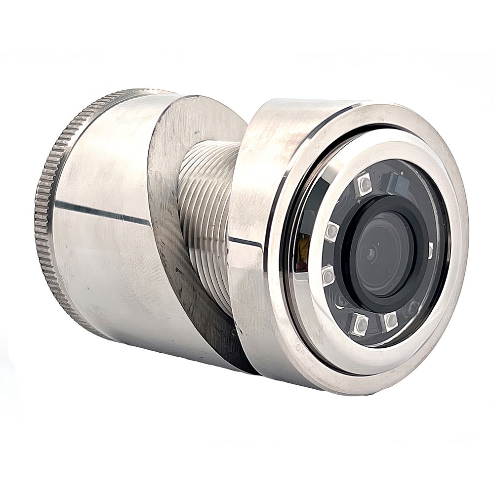 Iris 3MP Compact 316L Stainless Steel Thru-Hull/Panel IP Camera - 1.8mm Lens [IRIS435-18] - Twin Screws Marine Service