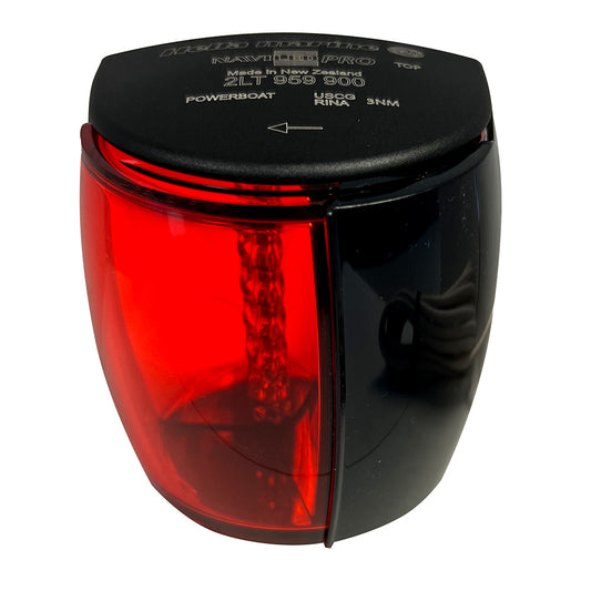Hella Marine NaviLED PRO Port Navigation Lamp - Black - 2NM [017460101] - Twin Screws Marine Service