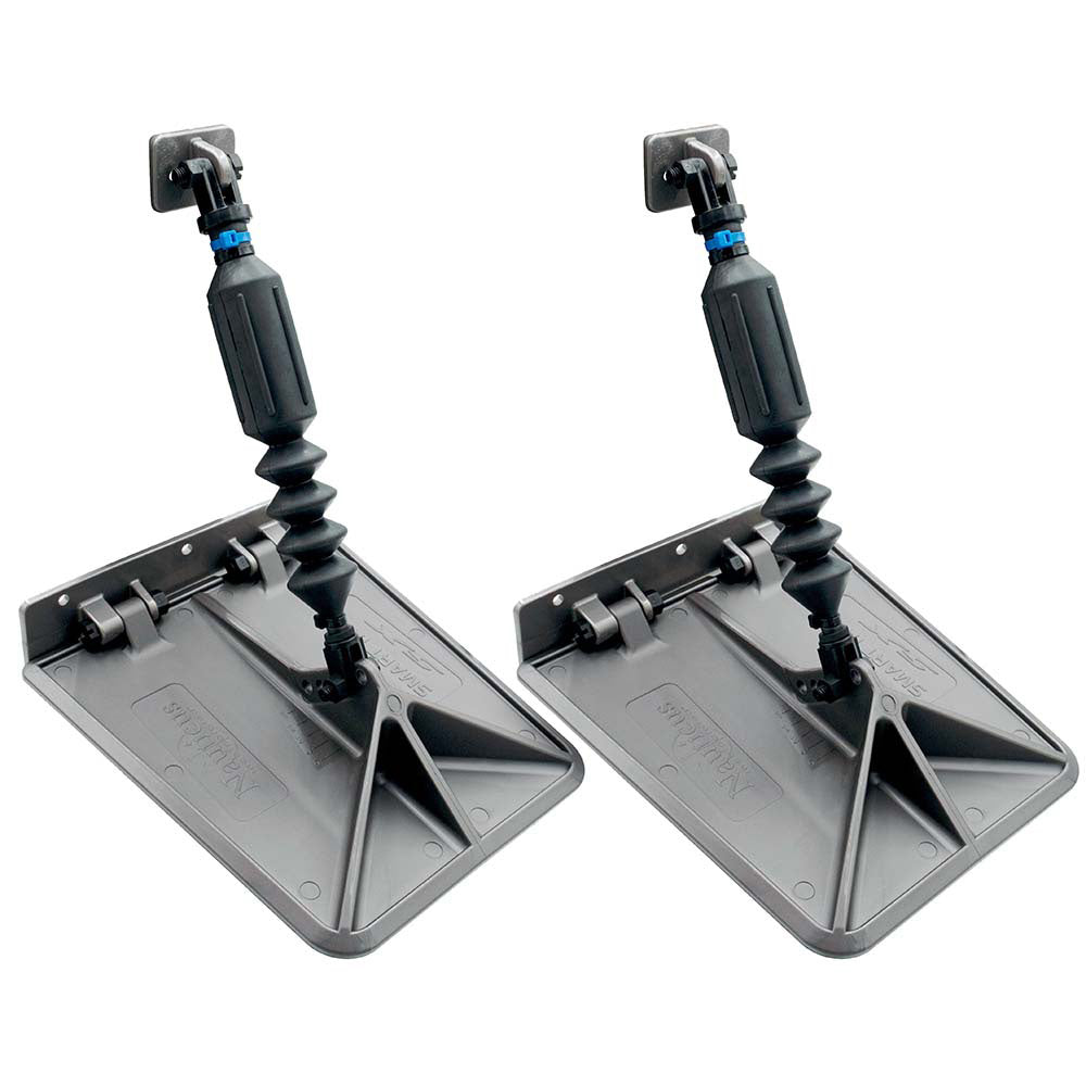 Lectrotab SX 9.5 x 10 Smart Tabs 12-16' Boats w/40lb Actuators - 40-80HP - Gunmetal Grey [SXG9510-40]