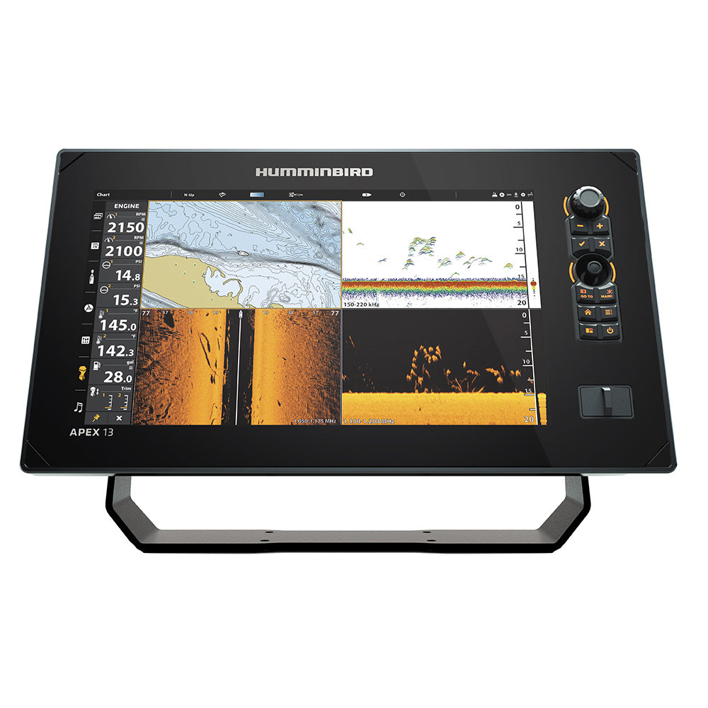 Humminbird APEX 13 VX MSI+ Chartplotter/Fishfinder w/Transom Mount Transducer [411470-1VX]