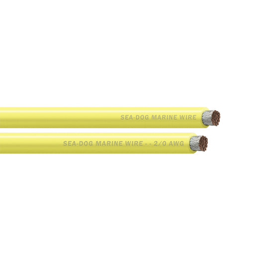 Sea-Dog 2/0 AWG Yellow Battery Cable - 100' [8021032]