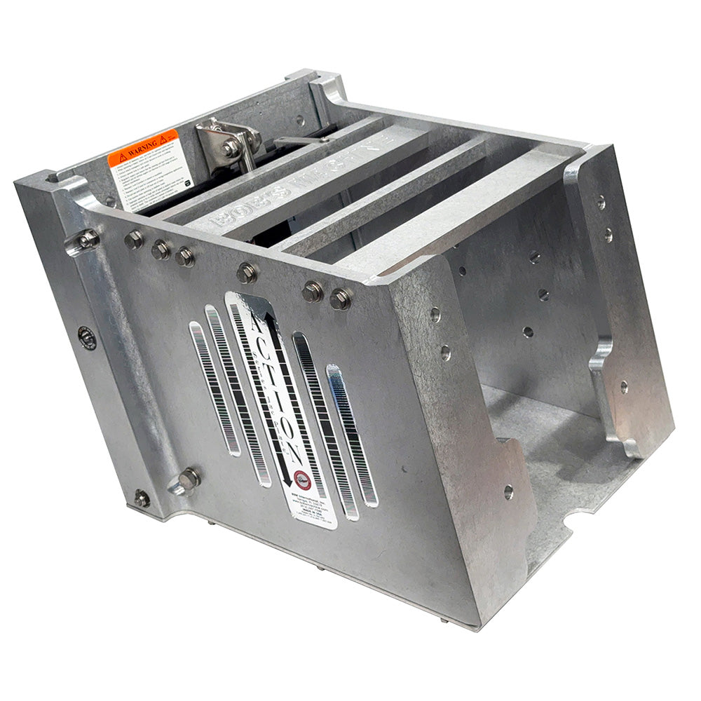 Bob's Machine 16" Setback Action Series Hydraulic Jack Plate - Silver [100-116001-NOPC-NOSPN-NG]