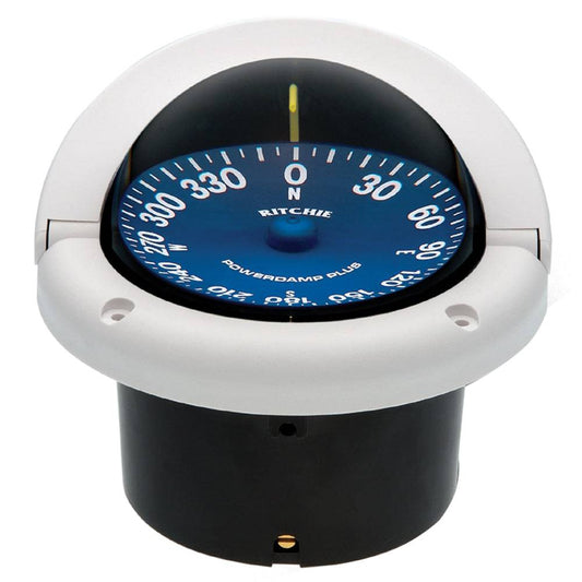 Ritchie SS-1002W SuperSport Compass - Flush Mount - White [SS-1002W] - Twin Screws Marine Service