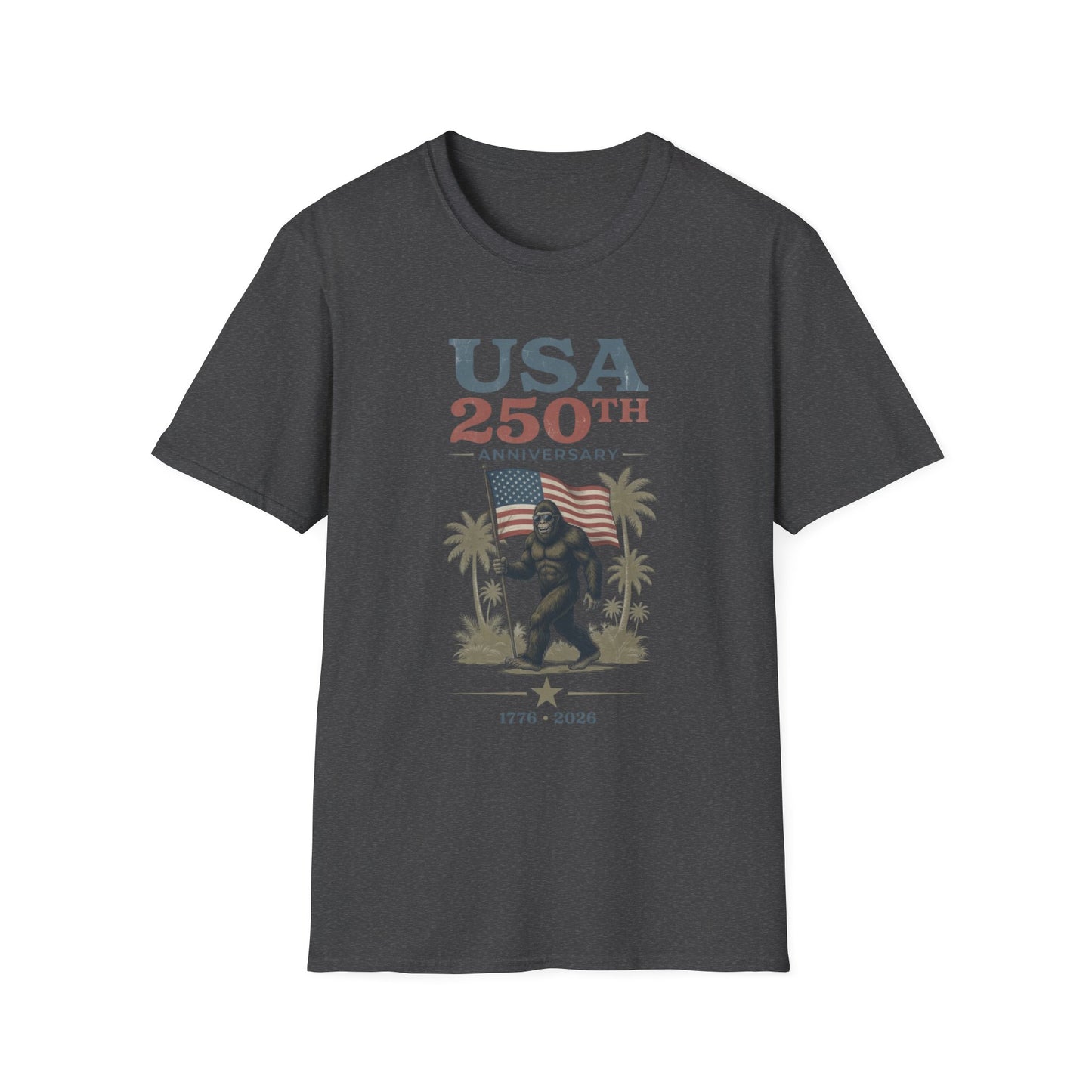USA 250th Anniversary T-Shirt — Patriotic American Flag Celebration Tee