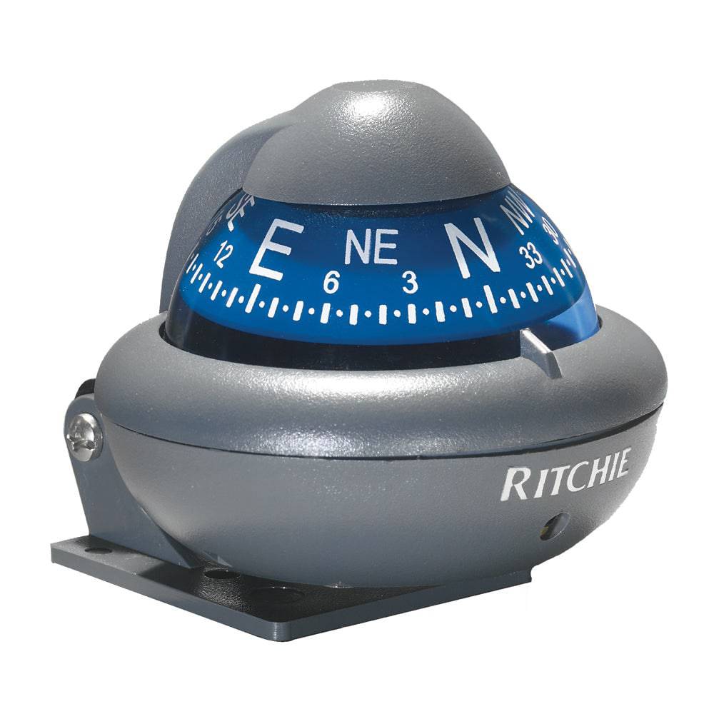 Ritchie X-10-A RitchieSport Automotive Compass - Bracket Mount - Gray [X-10-A] - Twin Screws Marine Service