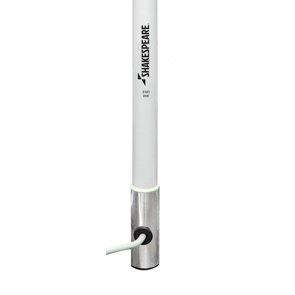 Shakespeare 5101 8 Classic VHF Antenna w/15' RG-58 Cable - White [5101] - Twin Screws Marine Service