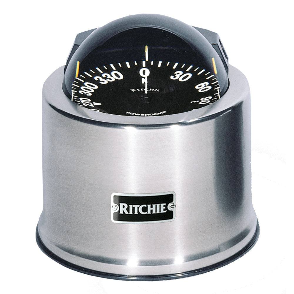 Ritchie SP-5-C GlobeMaster Compass - Pedestal Mount - Stainless Steel - 12V - 5 Degree Card [SP-5-C] - Twin Screws Marine Service
