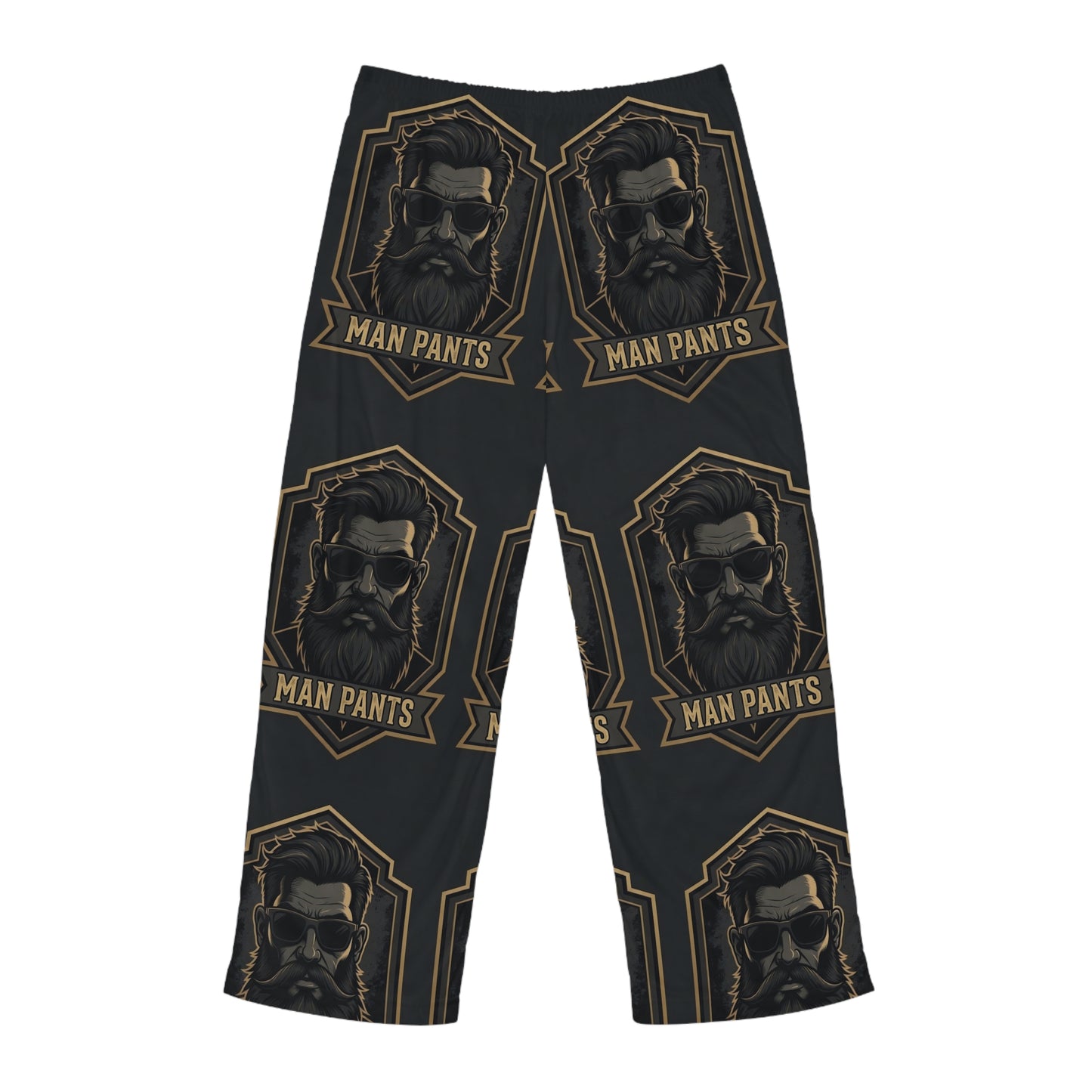 Men's 'Man Pants' Graphic Pajama Pants — Beard & Sunglasses Lounge Sleepwear
