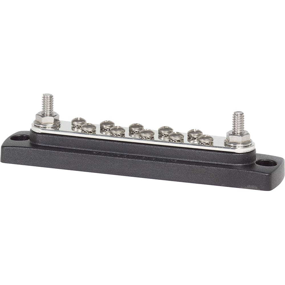 Blue Sea 2301 150AMP Common BusBar 10 x #8-32 Screw Terminal [2301] - Twin Screws Marine Service