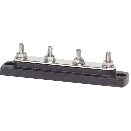 Blue Sea 2303 150AMP Common BusBar 4 x 1/4" Stud Terminal [2303] - Twin Screws Marine Service