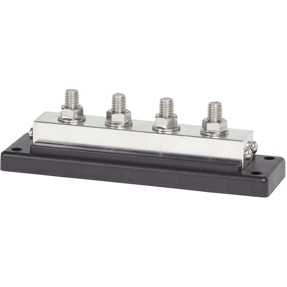 Blue Sea 2104 PowerBar 600AMP Cable Connector 4 x 3/8 16 Stud Terminal [2104] - Twin Screws Marine Service