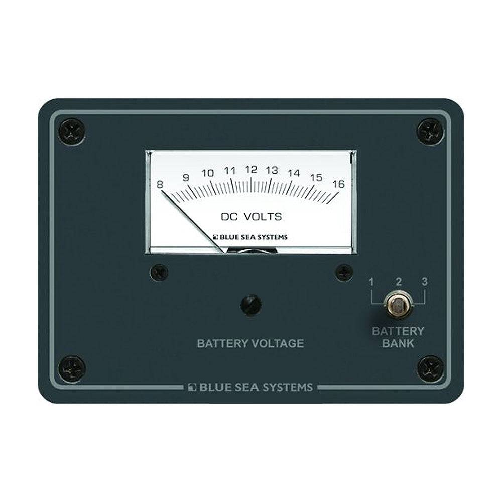 Blue Sea 8015 DC Analog Voltmeter w/Panel [8015] - Twin Screws Marine Service