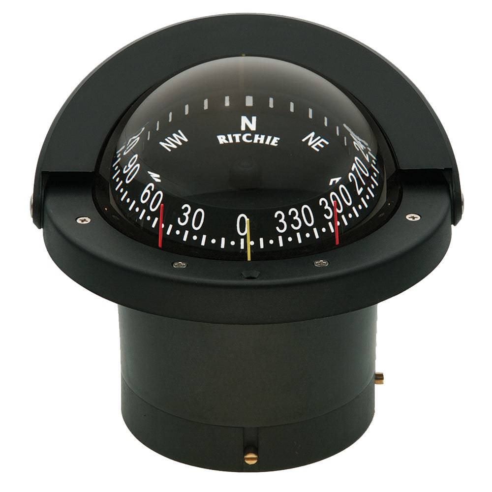 Ritchie FN-203 Navigator Compass - Flush Mount - Black [FN-203] - Twin Screws Marine Service