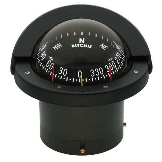 Ritchie FN-203 Navigator Compass - Flush Mount - Black [FN-203] - Twin Screws Marine Service