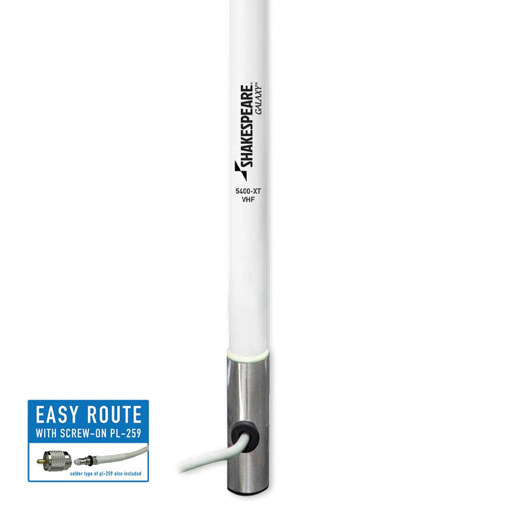 Shakespeare 5400-XT Galaxy 4' VHF Antenna - 3dB Gain [5400-XT] - Twin Screws Marine Service