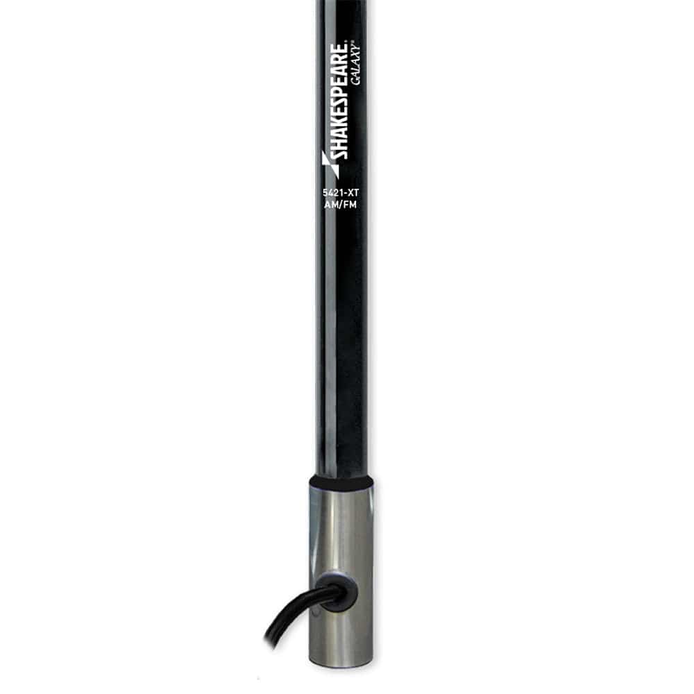Shakespeare 5421-XT 4 Black AM / FM Antenna [5421-XT] - Twin Screws Marine Service