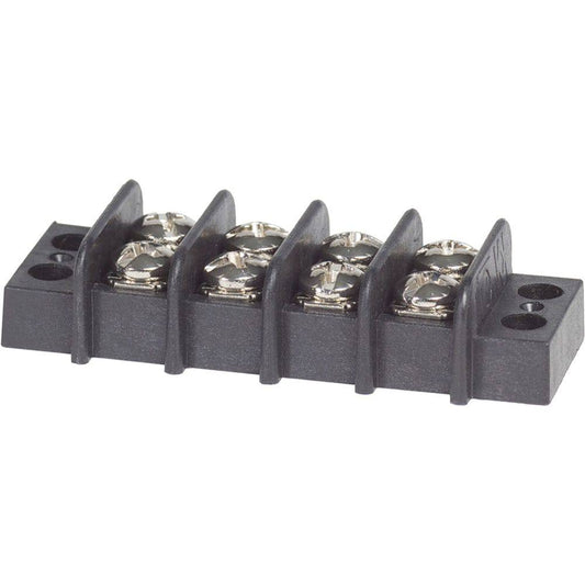 Blue Sea 2404 Terminal Black 20AMP - 4 Circuit [2404] - Twin Screws Marine Service