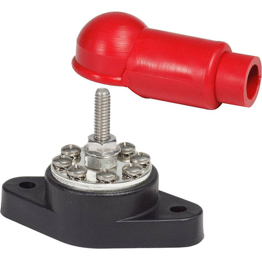 Blue Sea 2101 PowerPost Plus Cable Connector - 1/4" Stud [2101] - Twin Screws Marine Service