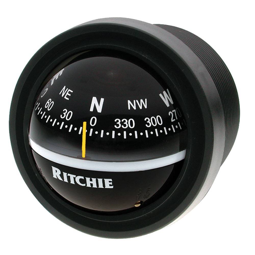 Ritchie V-57.2 Explorer Compass - Dash Mount - Black [V-57.2] - Twin Screws Marine Service