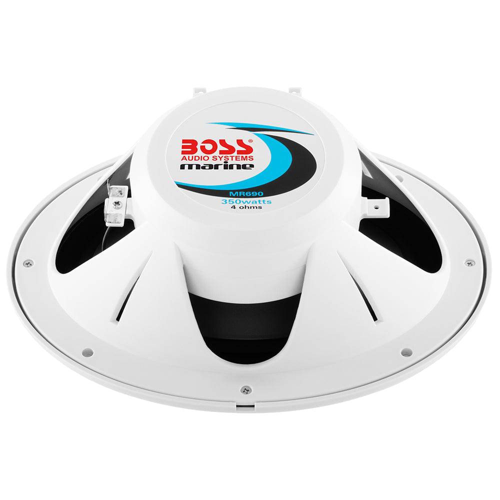 Boss Audio 6"x 9" MR690 Oval Speakers - White - 350W [MR690] - Twin Screws Marine Service