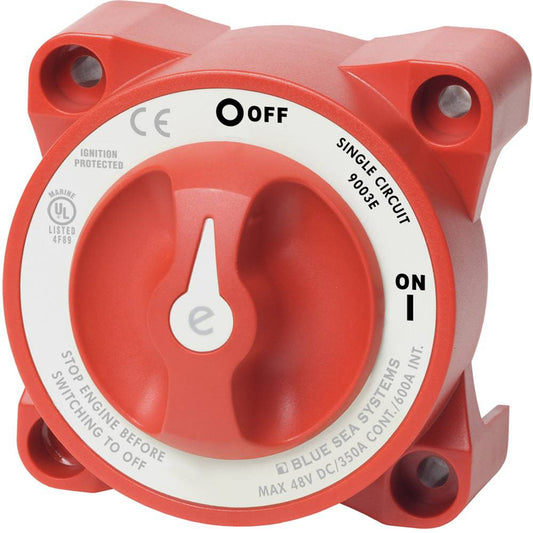 Blue Sea 9003e e-Series Battery Switch Single Circuit ON/OFF [9003E] - Twin Screws Marine Service