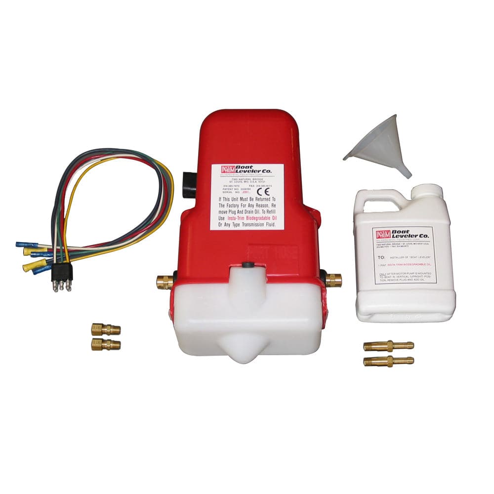 Boat Leveler 12vdc Universal Trim Tab Pump with Oil and Hose Fittings [12700UNIV] - Twin Screws Marine Service