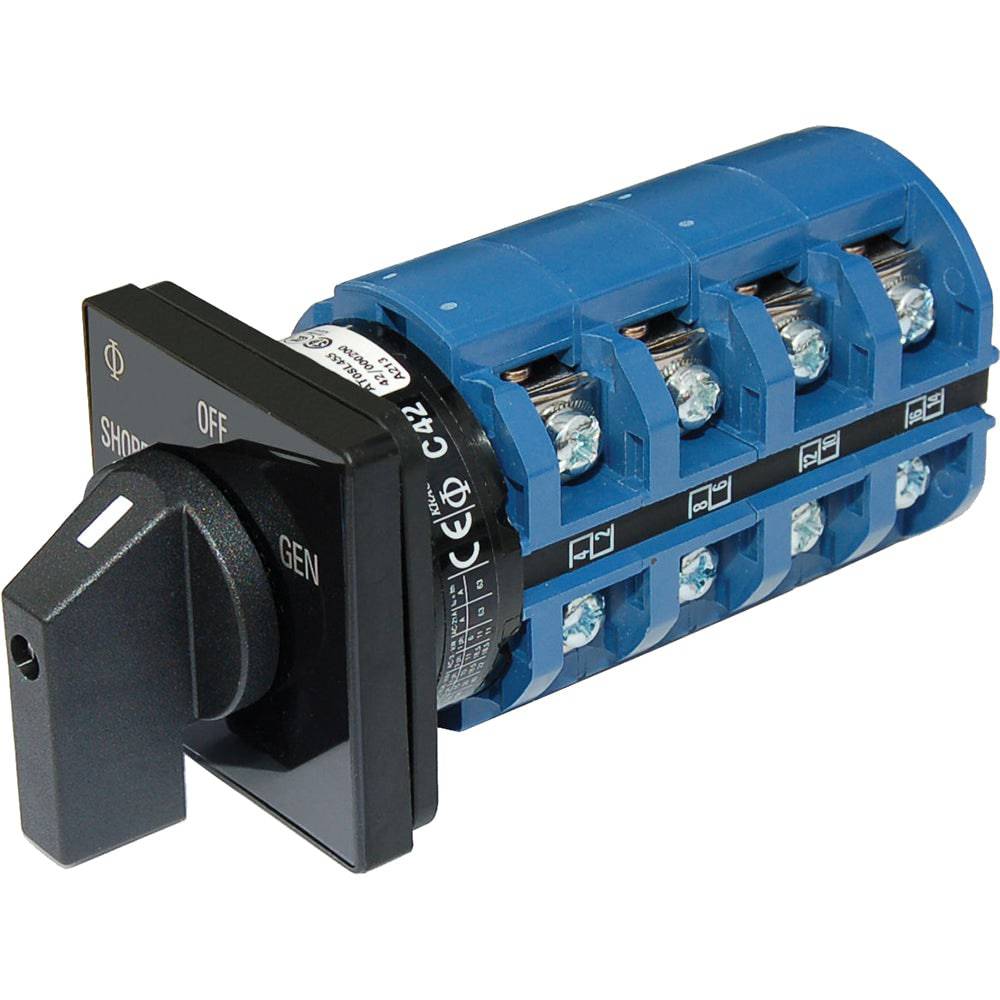 Blue Sea 9093 Switch AC 120 + 120/240VAC  OFF+2 Positions [9093] - Twin Screws Marine Service