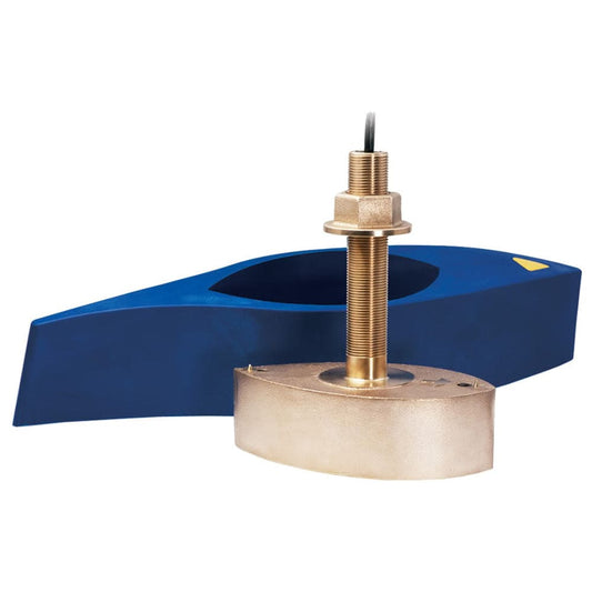 Furuno 526T-HDD Bronze Broadband Thru-Hull Transducer w/Temp, Built-In Diplexer & Hi-Speed Fairing Block 1kW (10-Pin) [526TID-HDD] - Twin Screws Marine Service