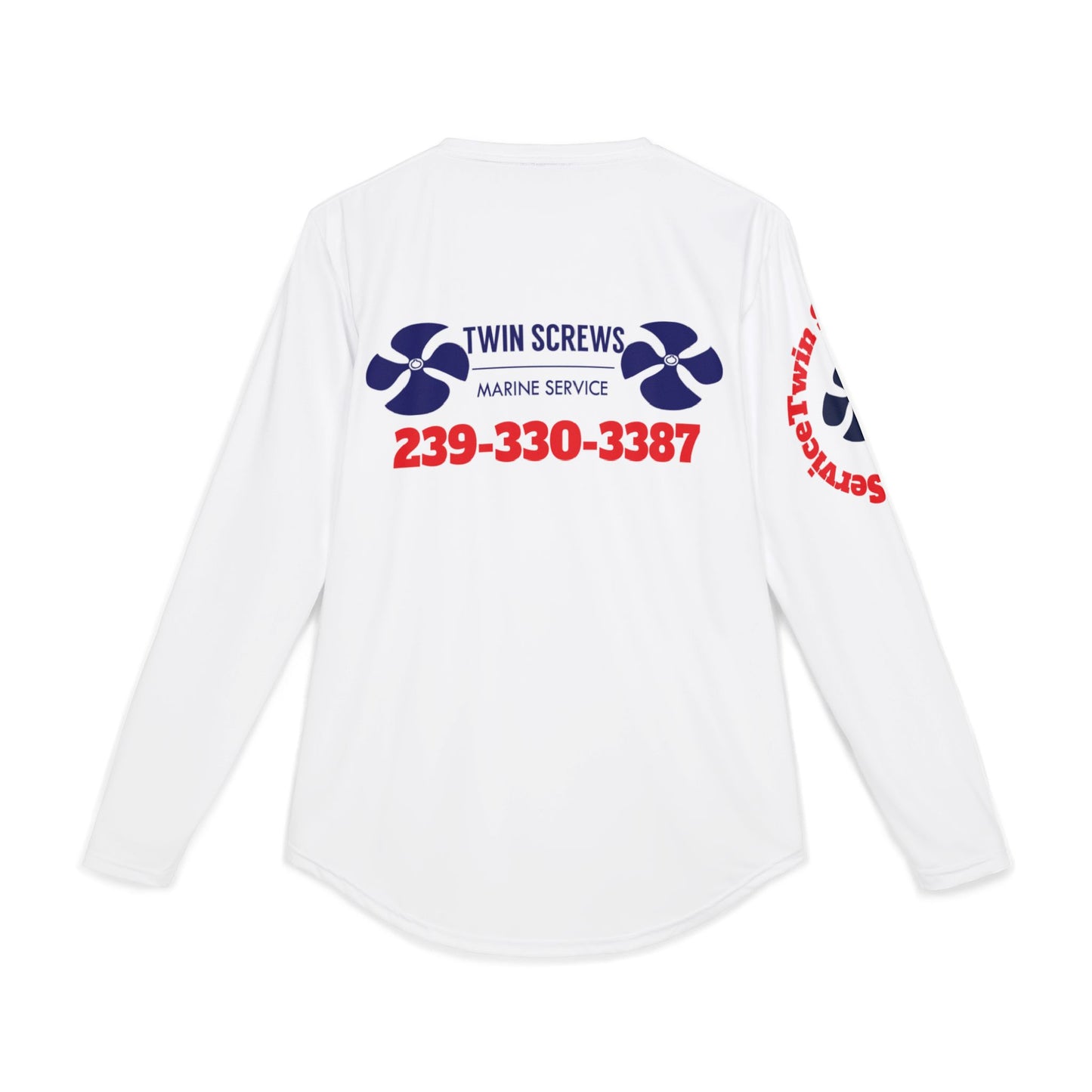 Men's UV Protection Long Sleeve Shirt – Soccer Emblem Sleeve Performance Top