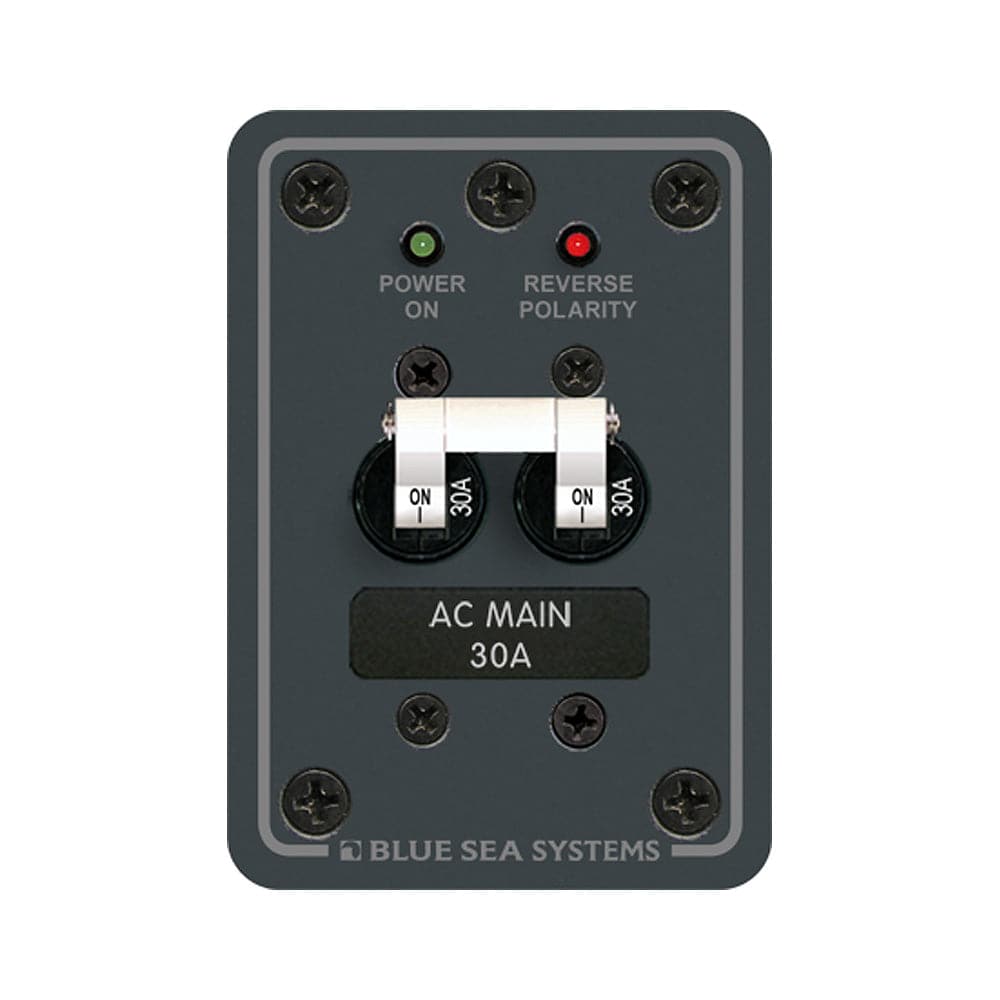 Blue Sea 8077 AC Main Only Toggle Circuit Breaker Panel [8077] - Twin Screws Marine Service