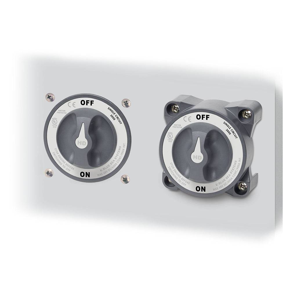 Blue Sea 3000 HD-Series Battery Switch Single Circuit ON/OFF [3000] - Twin Screws Marine Service