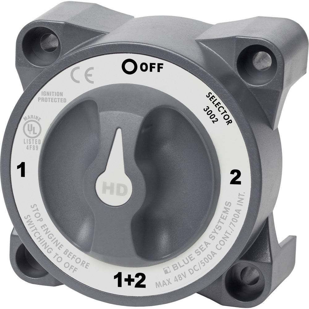 Blue Sea 3002 HD-Series Battery Switch Selector [3002] - Twin Screws Marine Service