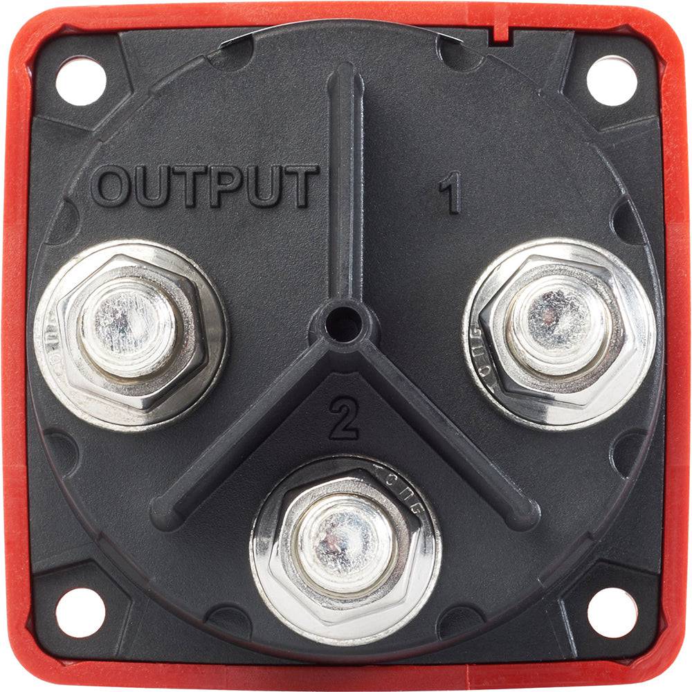 Blue Sea 6007 m-Series (Mini) Battery Switch Selector Four Position Red [6007] - Twin Screws Marine Service