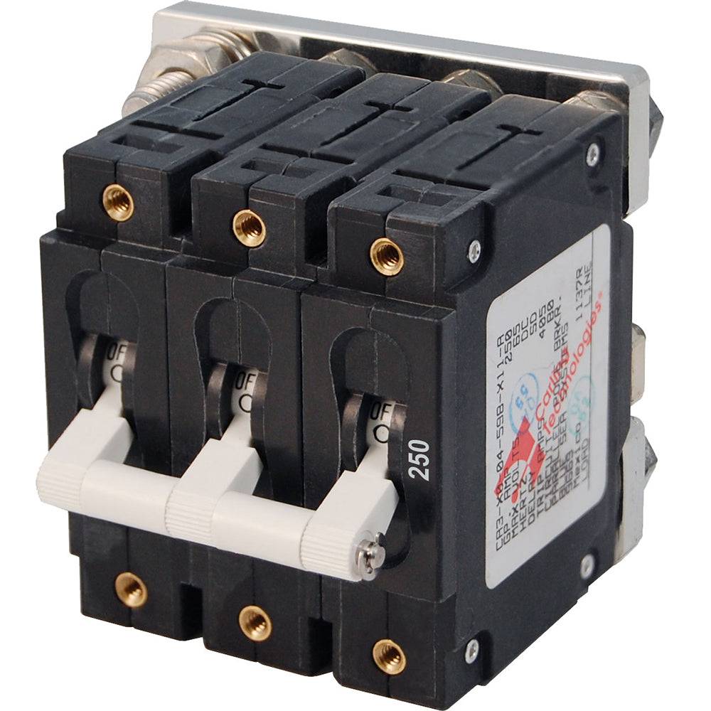 Blue Sea 7270 250A C-Series Triple Pole Toggle DC Circuit Breaker [7270] - Twin Screws Marine Service