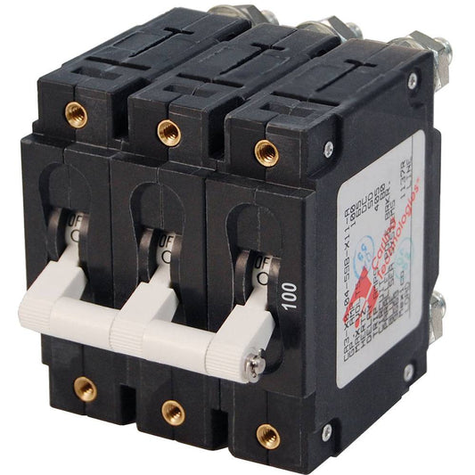 Blue Sea 7290 C-Series Triple Pole Circuit Breaker - 100A [7290] - Twin Screws Marine Service