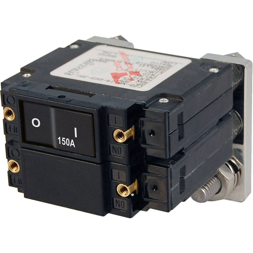 Blue Sea 7475 C-Series Flat Rocker Circuit Breakers, Single and Double Pole  -  150 Amp [7475] - Twin Screws Marine Service