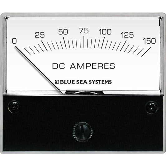 Blue Sea 8018 DC Analog Ammeter - 2-3/4" Face, 0-150 Amperes DC [8018] - Twin Screws Marine Service