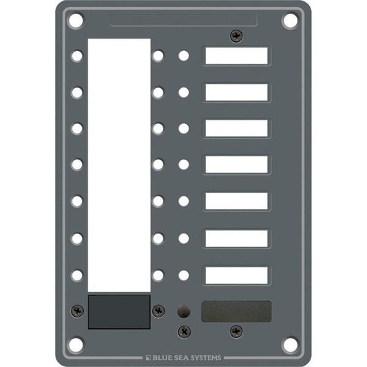 Blue Sea 8087 8 Position DC C-Series Panel - Blank [8087] - Twin Screws Marine Service