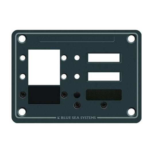 Blue Sea 8088 3 Position DC C-Series Panel - Blank [8088] - Twin Screws Marine Service