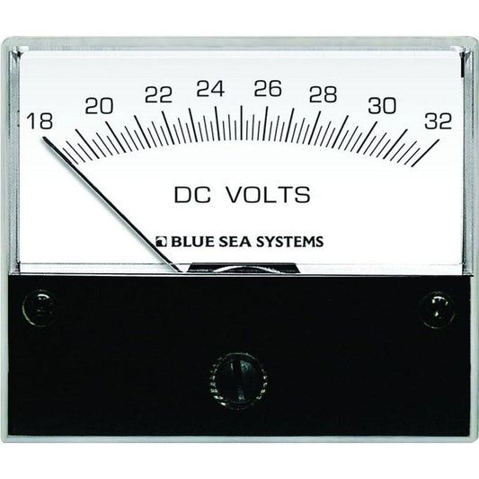 Blue Sea 8240 DC Analog Voltmeter - 2-3/4" Face, 18-32 Volts DC [8240] - Twin Screws Marine Service