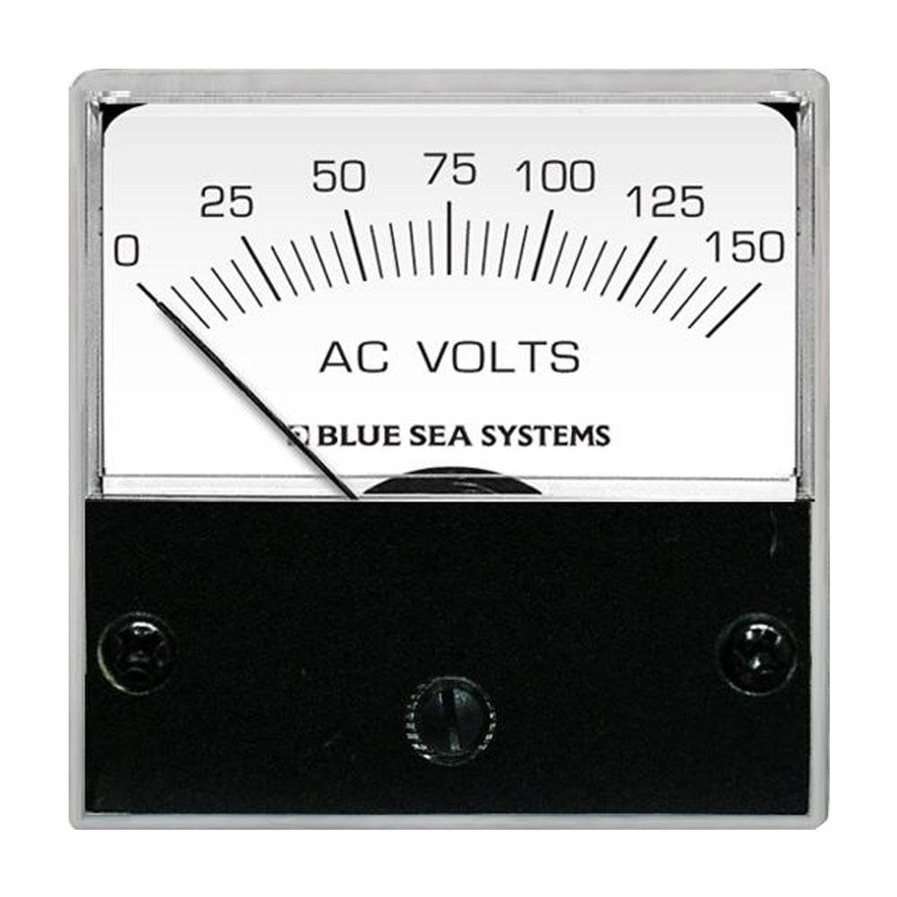 Blue Sea 8244 AC Analog Micro Voltmeter - 2" Face, 0-150 Volts AC [8244] - Twin Screws Marine Service