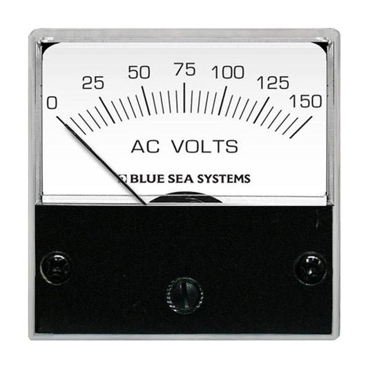 Blue Sea 8244 AC Analog Micro Voltmeter - 2" Face, 0-150 Volts AC [8244] - Twin Screws Marine Service