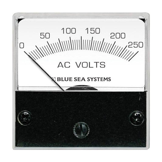 Blue Sea 8245 AC Analog Micro Voltmeter - 2" Face, 0-250 Volts AC [8245] - Twin Screws Marine Service