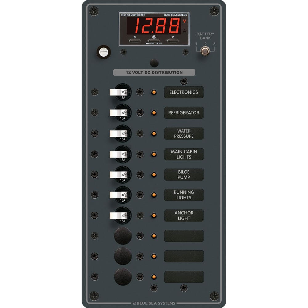Blue Sea 8402 DC 10 Position w/Multi-Function Meter [8402] - Twin Screws Marine Service