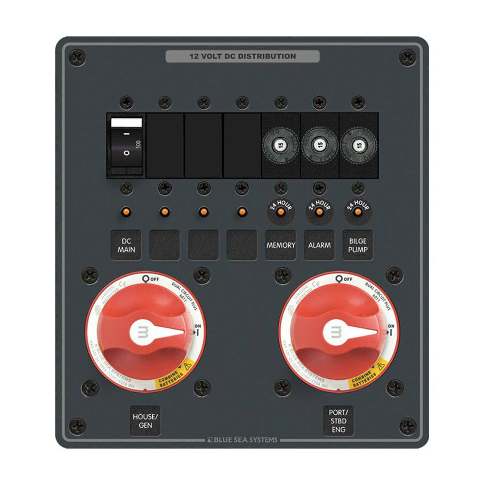 Blue Sea 8689 m-Series Dual Circuit Plus 2 of PN 6011 [8689] - Twin Screws Marine Service