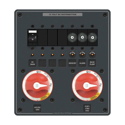 Blue Sea 8689 m-Series Dual Circuit Plus 2 of PN 6011 [8689] - Twin Screws Marine Service