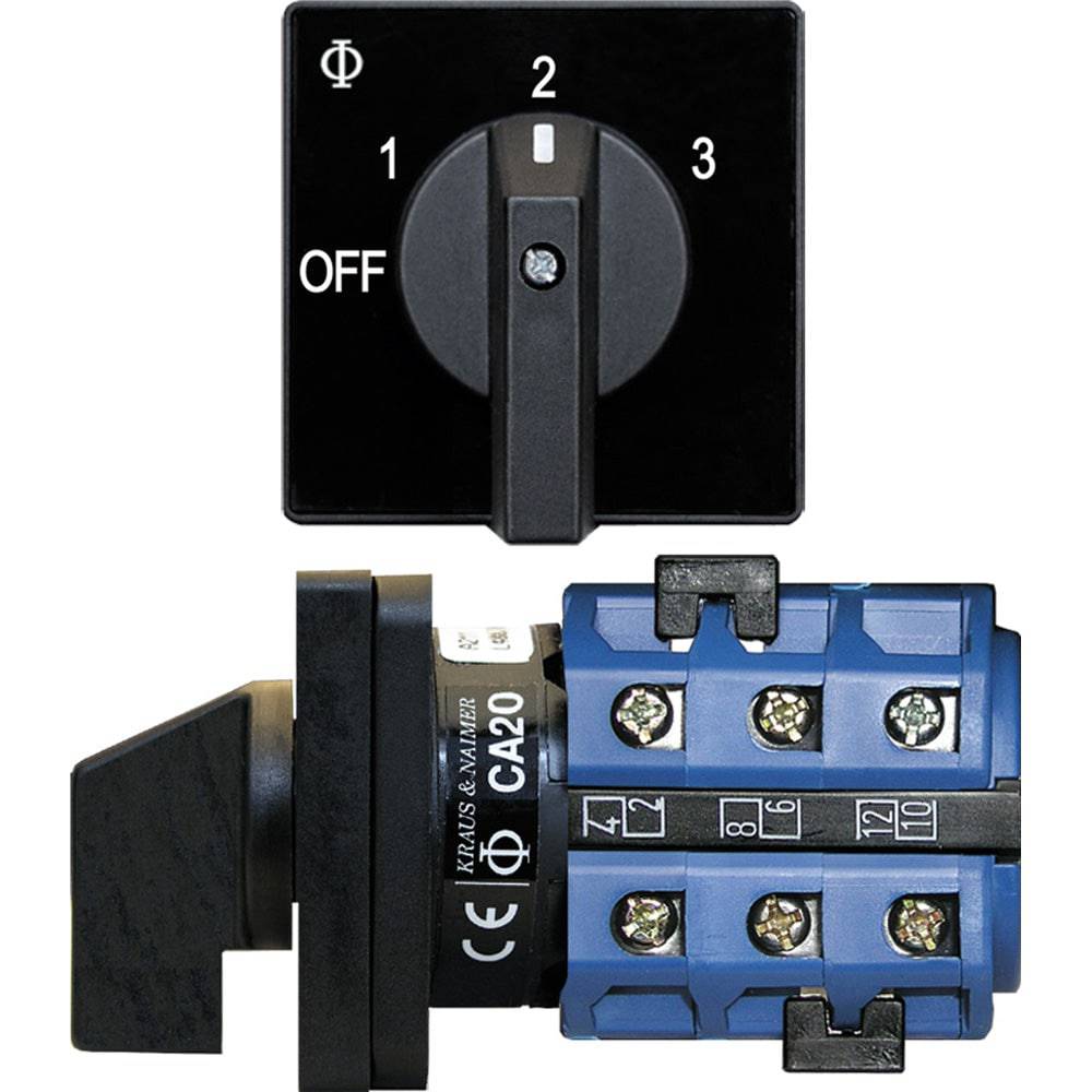 Blue Sea 9010 Switch, AV 120VAC 32A OFF +3 Positions [9010] - Twin Screws Marine Service