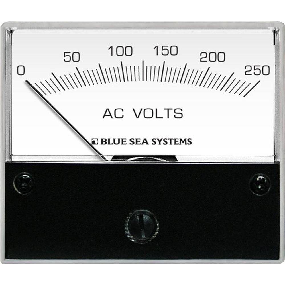 Blue Sea 9354 AC Analog Voltmeter 0-250 Volts AC [9354] - Twin Screws Marine Service